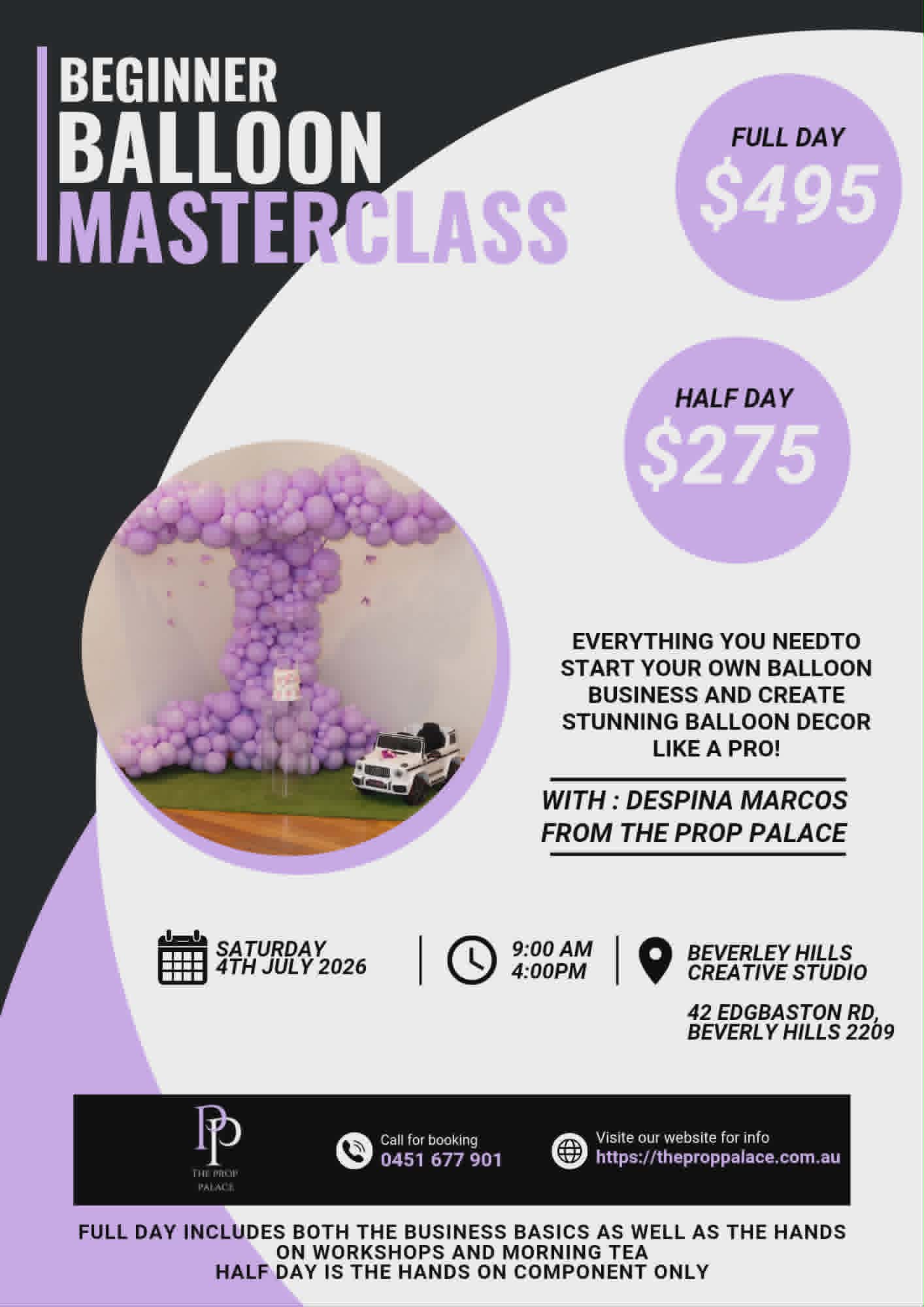 Beginner Balloon Live Masterclass