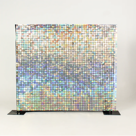 Iridescent Rainbow Shimmer Wall